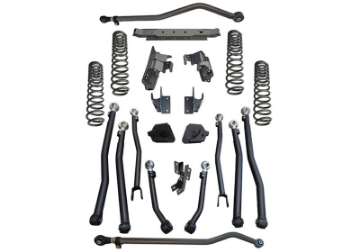 Picture of Superlift 18-23 Jeep Wrangler Unlimited 4in JLU Long Arm Kit - Shadow Shocks