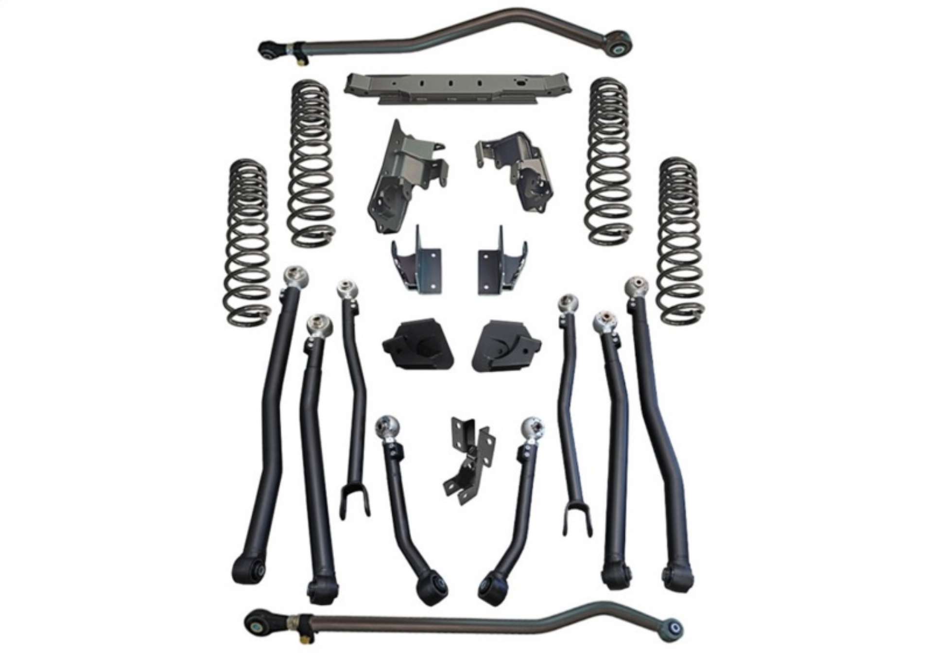 Picture of Superlift 18-23 Jeep Wrangler Unlimited 4in JLU Long Arm Kit - Fox 2-0 Shocks