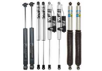 Picture of Superlift 07-18 Jeep Wrangler JK 4in Long Arm Kit - Shadow Shocks