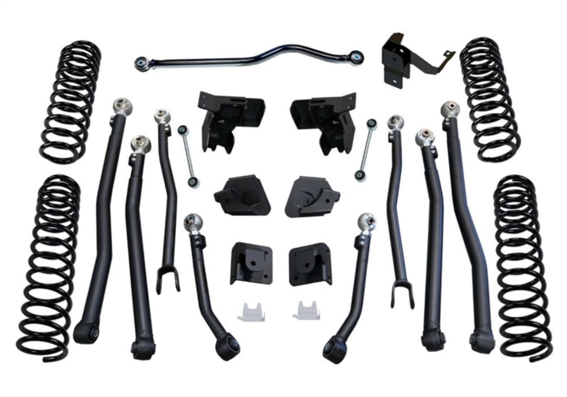 Picture of Superlift 07-18 Jeep Wrangler JK 4in Long Arm Kit - Fox 2-0 Shocks