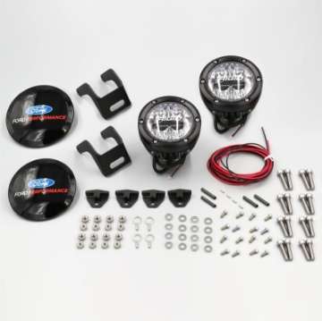 Picture of Ford Racing 2021+ Ford Bronco Mirror Mounted 4in Rigid LED Lights Kit