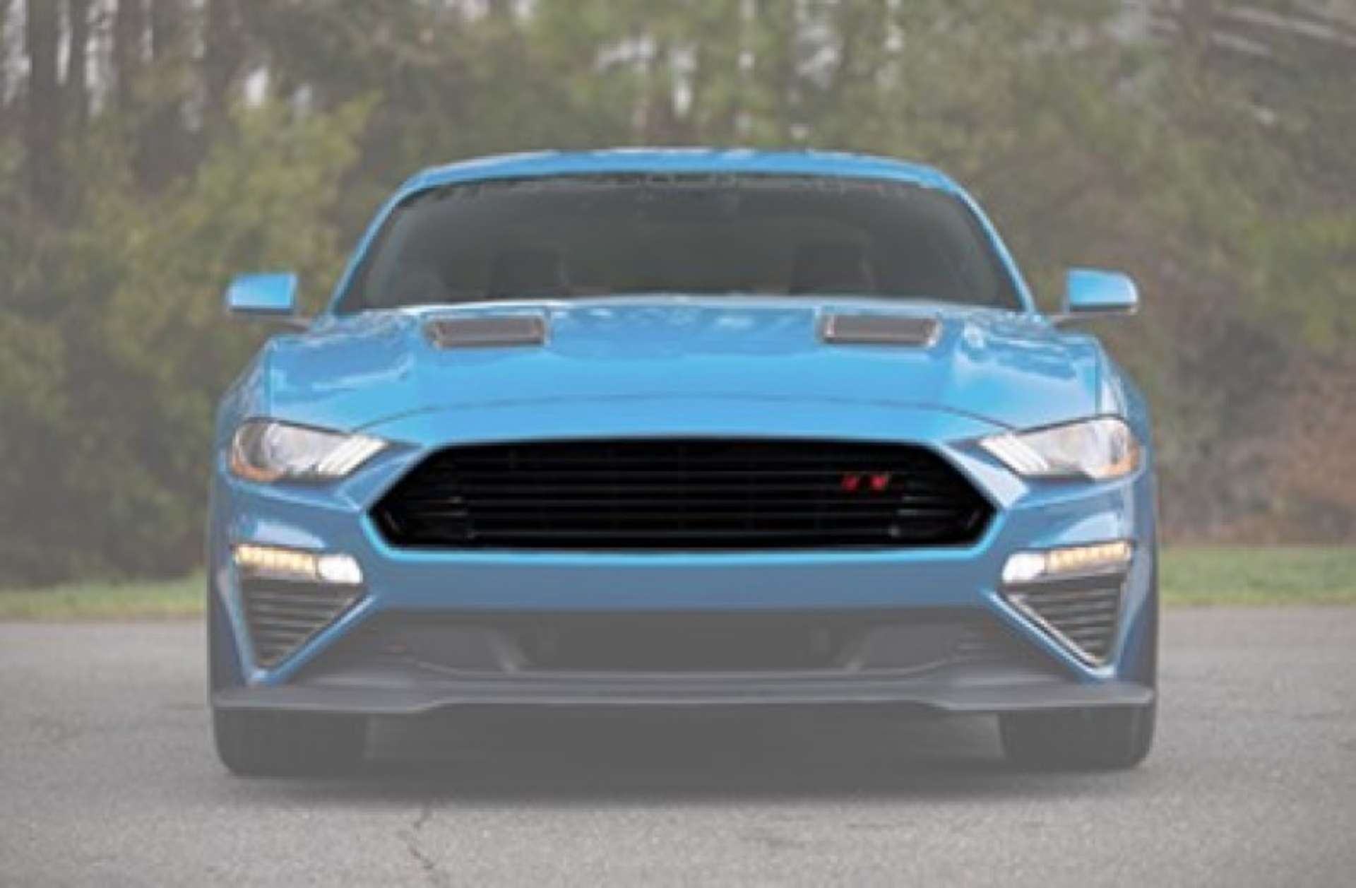 Picture of Roush 2018+ Ford Mustang Black Upper Grille Kit