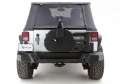 Picture of Rampage 07-18 Jeep Wrangler JK Incl- Unlimited Trail Guard Tire Carrier - Black