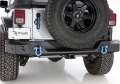 Picture of Rampage 07-18 Jeep Wrangler JK Incl- Unlimited Trailguard Rear Bumper - Black