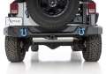 Picture of Rampage 07-18 Jeep Wrangler JK Incl- Unlimited Trailguard Rear Bumper - Black