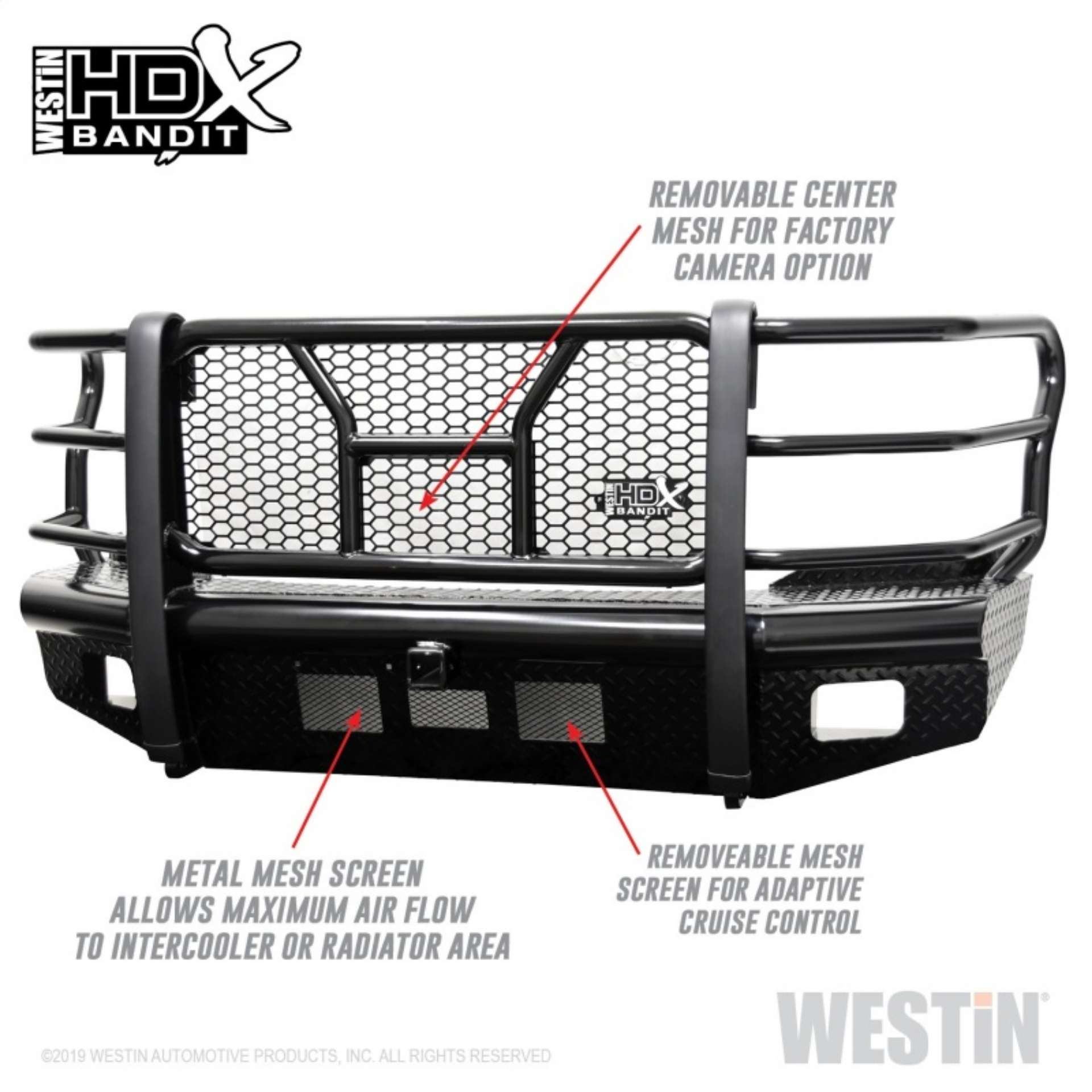 Picture of Westin-HDX Bandit 18-20 Ford F-150 Excl- EcoBoost Front Bumper - Black