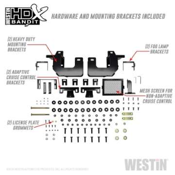 Picture of Westin-HDX Bandit 18-20 Ford F-150 Excl- EcoBoost Front Bumper - Black