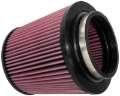 Picture of K&N Universal Clamp-On Air Filter 5in Flange ID x 8in Base OD x 6-625in Top OD x 8-625in Height