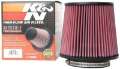 Picture of K&N Universal Clamp-On Air Filter 5in Flange ID x 8in Base OD x 6-625in Top OD x 8-625in Height