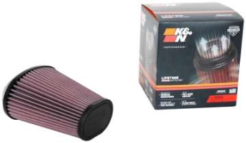 Picture of K&N Universal Clamp-On Air Filter 2-844x4-813in Flg ID x 6-5x4-75in B OD x 4-5x3-25in T OD x 7-5in H