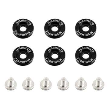 Picture of Mishimoto Large Fender Washer Kit 6pcs - Black