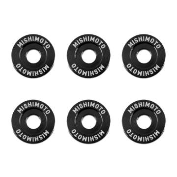 Picture of Mishimoto Large Fender Washer Kit 6pcs - Black