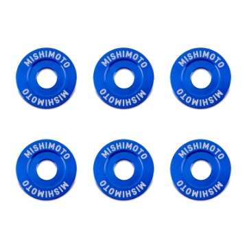 Picture of Mishimoto Large Fender Washer Kit 6pcs - Blue