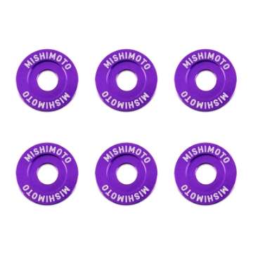 Picture of Mishimoto Large Fender Washer Kit 6pcs - Purple