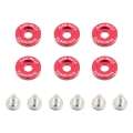 Picture of Mishimoto Large Fender Washer Kit 6pcs - Red