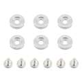 Picture of Mishimoto Large Fender Washer Kit 6pcs - Silver