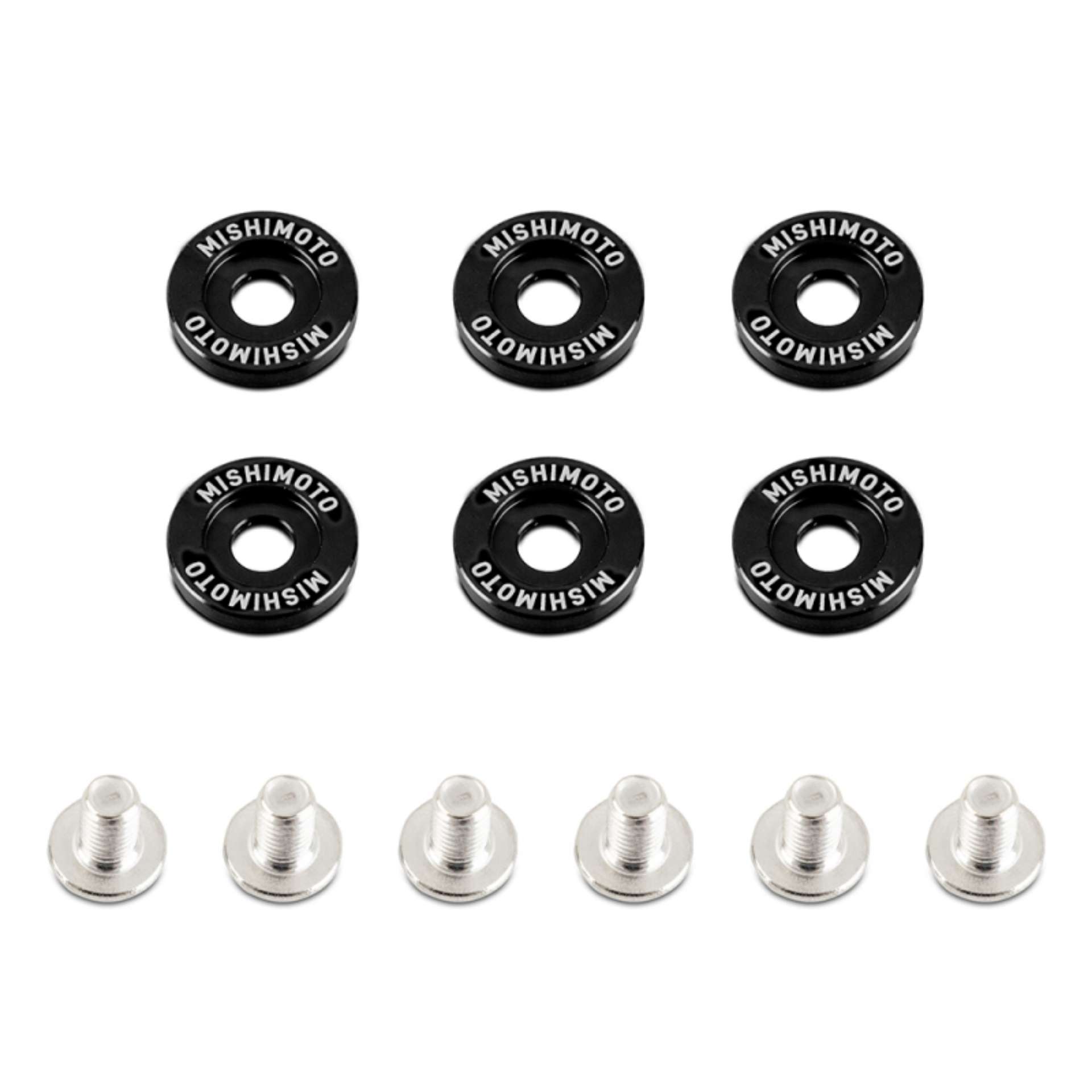 Picture of Mishimoto Small Fender Washer Kit 6pcs - Black