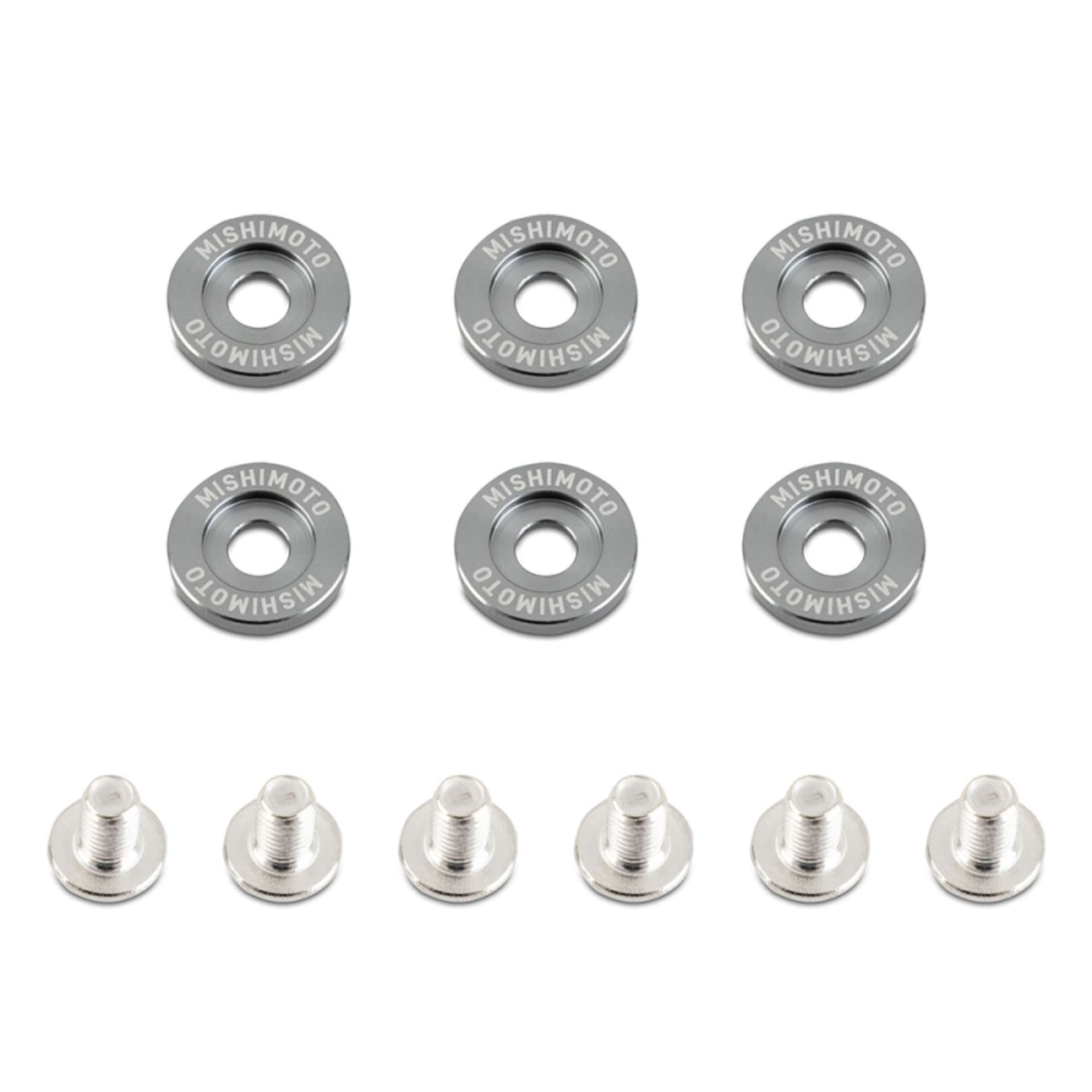 Picture of Mishimoto Small Fender Washer Kit 6pcs - Gunmetal