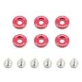 Picture of Mishimoto Small Fender Washer Kit 6pcs - Red