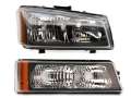 Picture of Raxiom 03-06 Chevrolet Silverado 1500 Axial OEM Style Rep Headlights- Chrome Housing Clear Lens