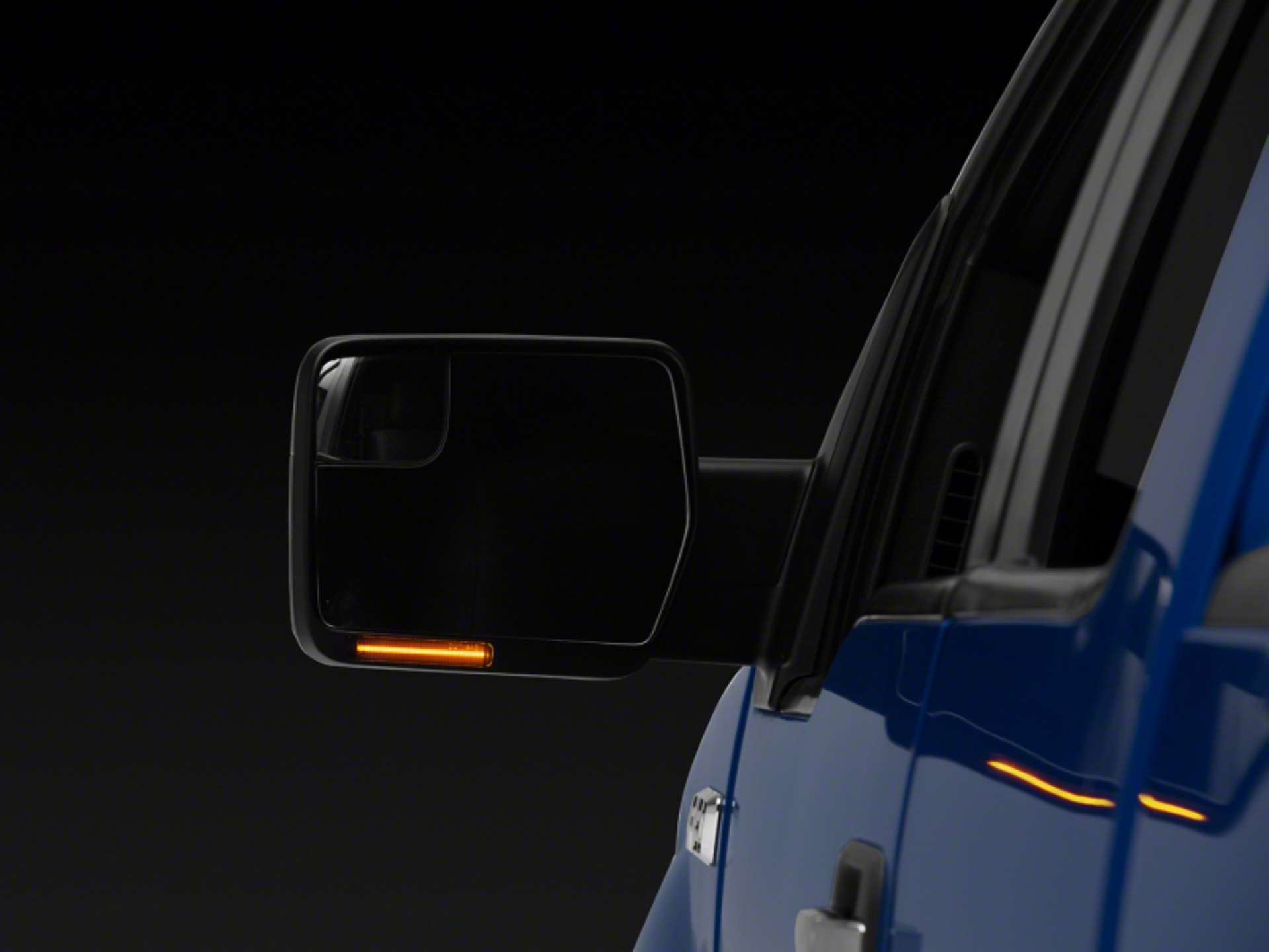 Picture of Raxiom 04-14 Ford F-150 Axial Series Sequential Side Mirror LED Turn Signals- Smoked