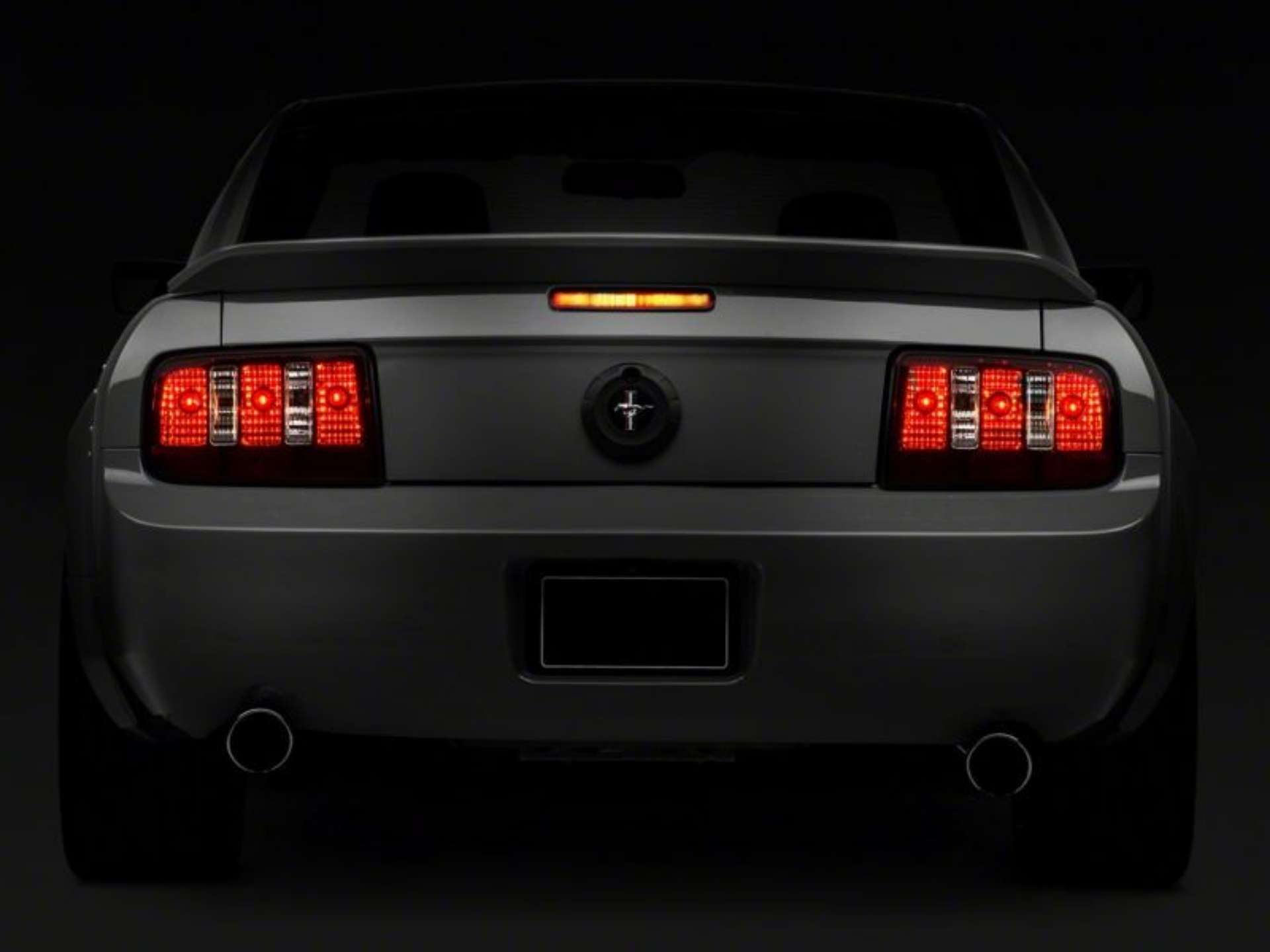 Picture of Raxiom 05-09 Ford Mustang Coyote Tail Lights- Blk Housing Smoked Lens