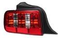 Picture of Raxiom 05-09 Ford Mustang Coyote Tail Lights- Chrome Housing - Red-Clear Lens