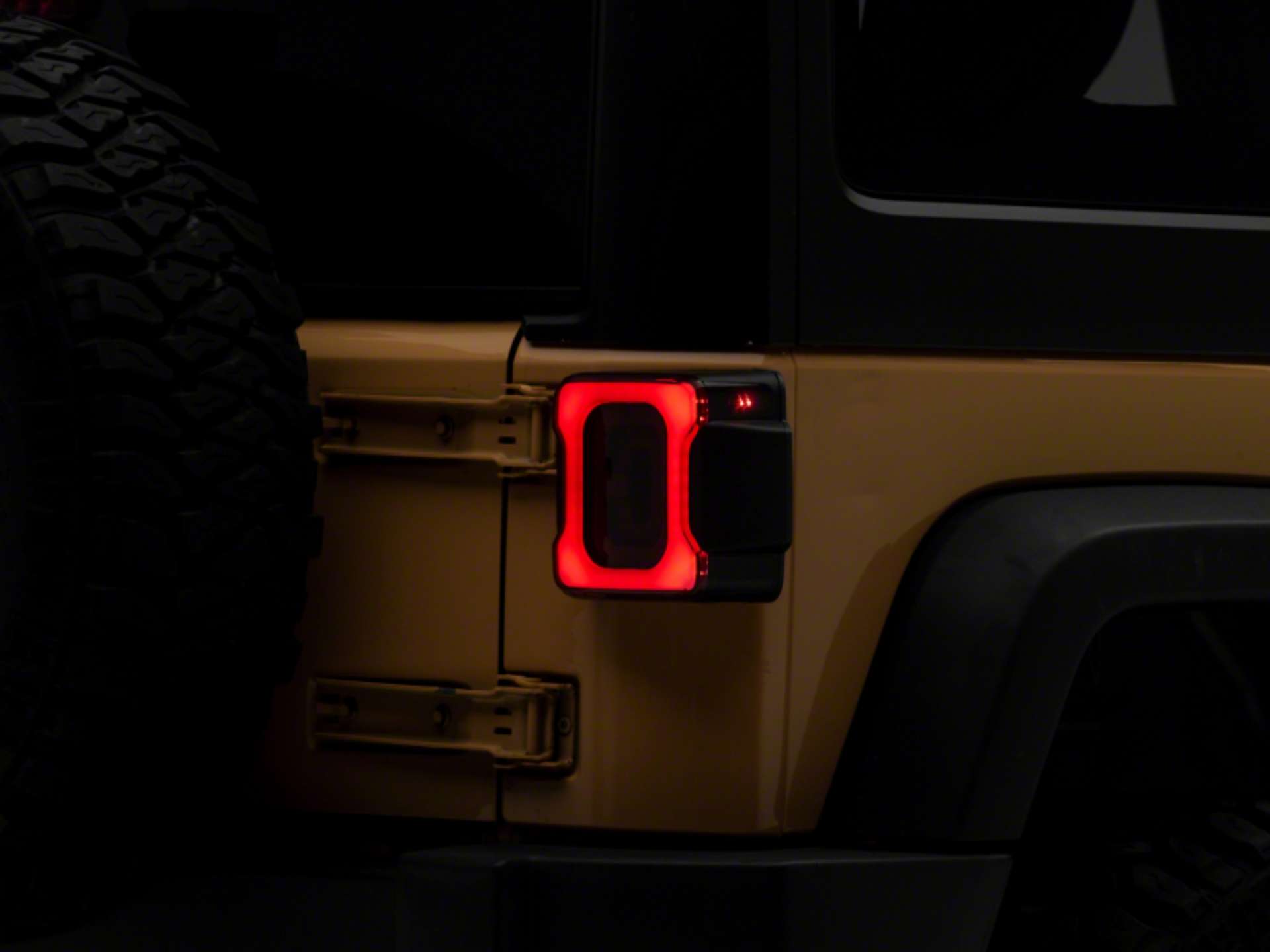 Picture of Raxiom 07-18 Jeep Wrangler JK Axial Series Carver LED Tail Lights- Blk Housing Smoked Lens