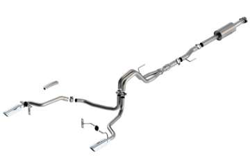 Picture of Borla F-150 2021 5-0L 4dr CC SB EC STB Lariat-KR-Platinum-LTD 3-2-25 SRE Cat-Back ATAK CHR Tips