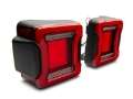 Picture of Raxiom 07-18 Jeep Wrangler JK Axial Series JL Style LED Tail Lights- BlkHousing- Red Lens