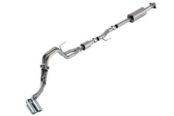 Picture of Borla F-150 2021 5-0L 4dr CC SB EC STB Lariat-KR-Platinum-LTD 3-2-25 DSE Cat-Back S-Type CHR Tips