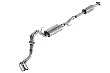 Picture of Borla F-150 2021 5-0L 4dr CC SB EC STB Lariat-KR-Platinum-LTD 3-2-25 DSE Cat-Back Touring CHR Tips