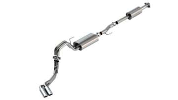 Picture of Borla F-150 2021 5-0L 4dr CC SB EC STB Lariat-KR-Platinum-LTD 3-2-25 DSE Cat-Back Touring CHR Tips