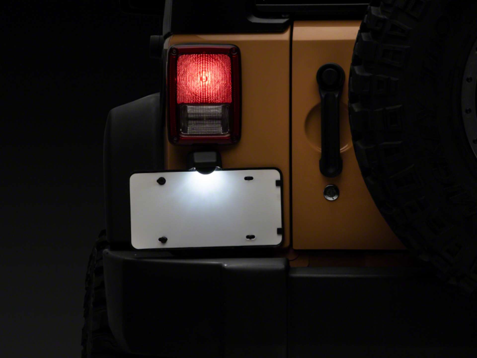 Picture of Raxiom 07-18 Jeep Wrangler JK Axial Series LED License Plate Conversion