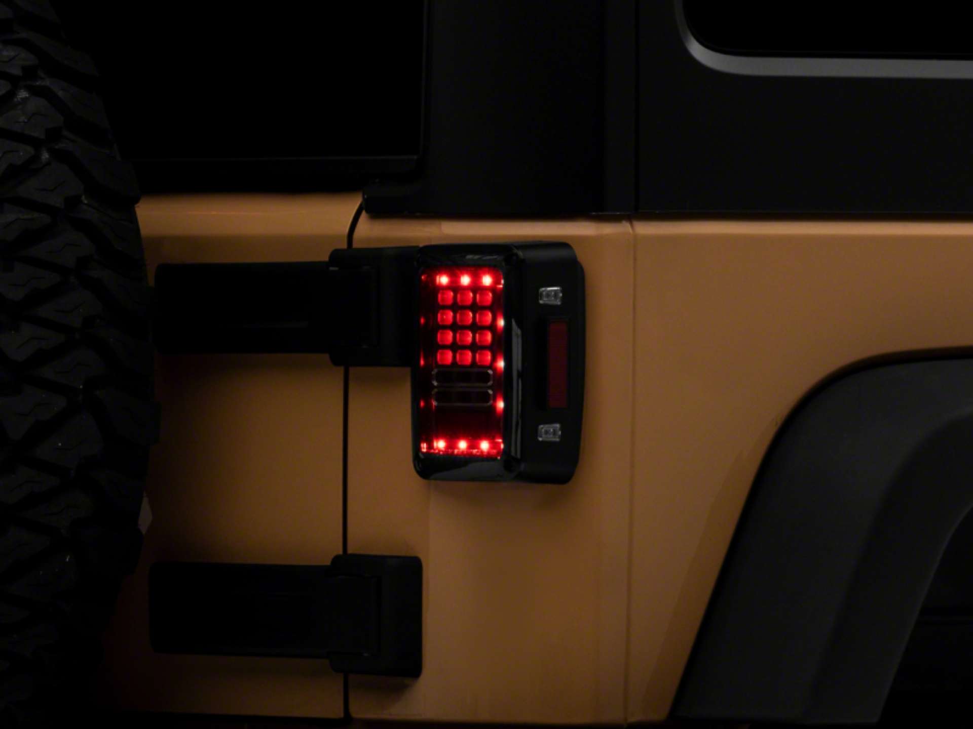 Picture of Raxiom 07-18 Jeep Wrangler JK Axial Series LED Tail Lights- Blk Housing Clear Lens