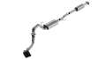 Picture of Borla F-150 2021 5-0L 4dr CC SB EC STB Lariat-KR-Pltnm-LTD 3-2-25 DSE Cat-Back Touring BLK CHR Tips