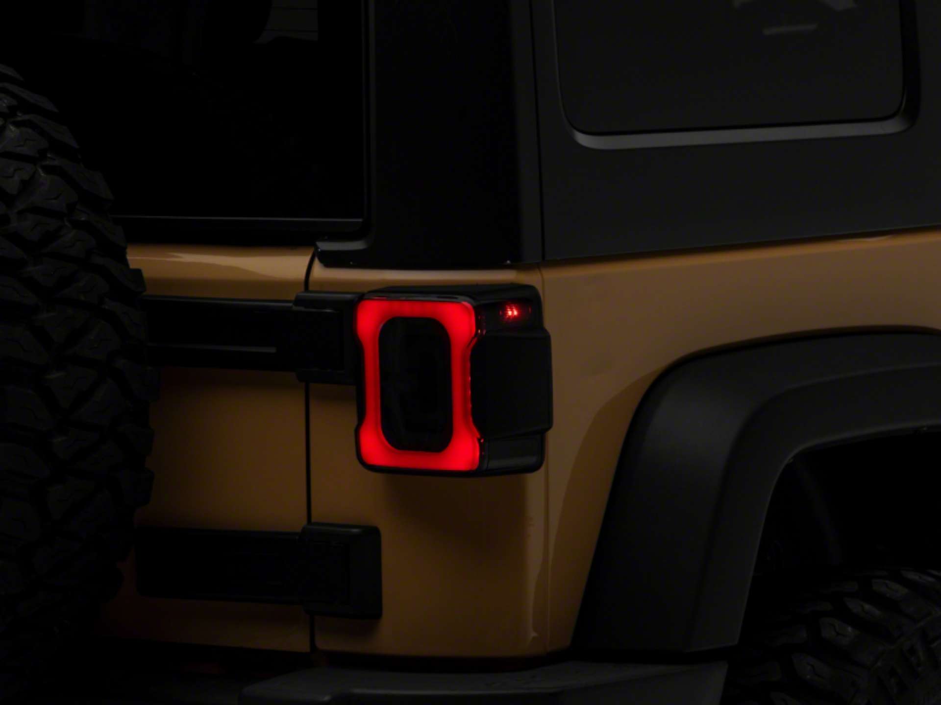 Picture of Raxiom 07-18 Jeep Wrangler JK Axial Series LED Tail Lights- Blk Housing Smoked Lens