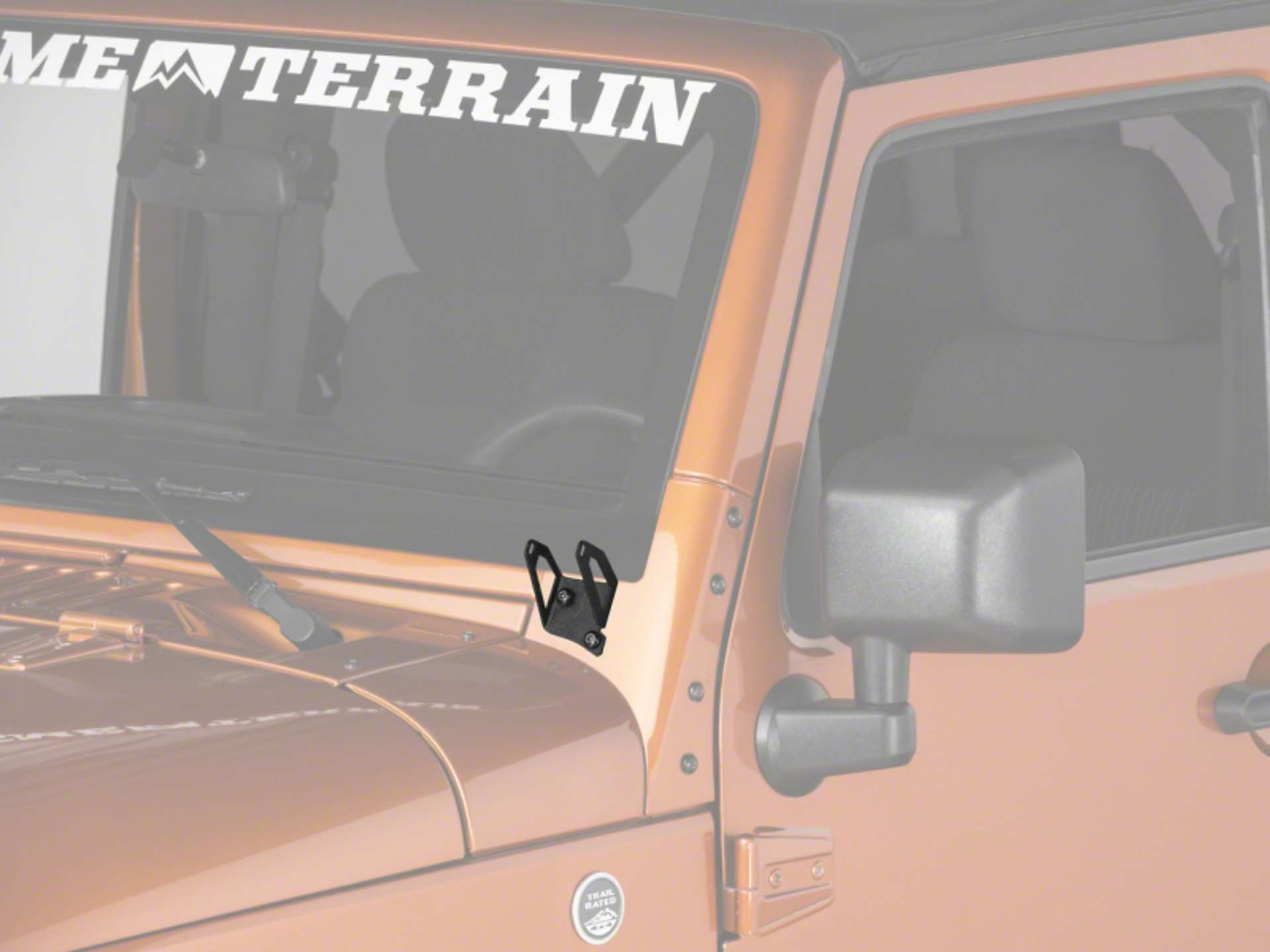 Picture of Raxiom 07-18 Jeep Wrangler JK Windshield Mounted Light Brackets