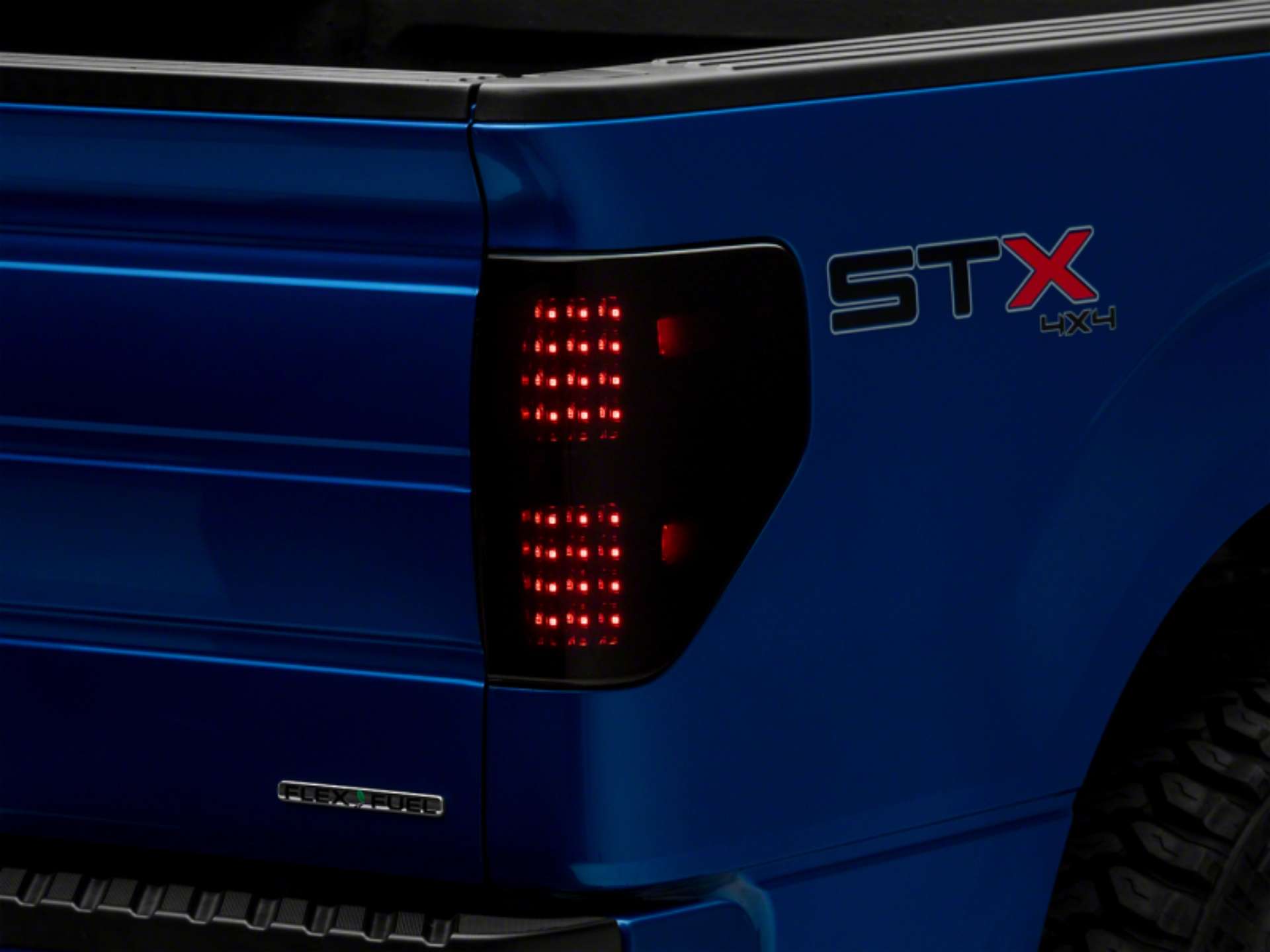 Picture of Raxiom 09-14 Ford F-150 Styleside Axial Series LED Tail Lights- Blk Housing Smoked Lens