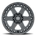 Picture of ICON Raider 17x8-5 6x135 6mm Offset 5in BS Satin Black Wheel