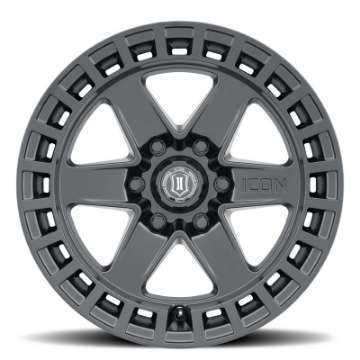 Picture of ICON Raider 17x8-5 6x135 6mm Offset 5in BS Satin Black Wheel