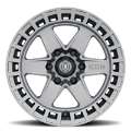 Picture of ICON Raider 17x8-5 6x135 6mm Offset 5in BS Titanium Wheel