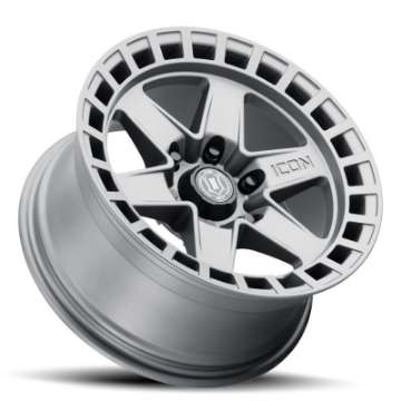 Picture of ICON Raider 17x8-5 6x135 6mm Offset 5in BS Titanium Wheel