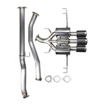 Picture of Injen 17-20 Honda Civic Type R 2-0L Turbo 3in 304SS Cat-Back Exhaust