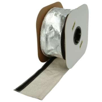 Picture of DEI Heat Shroud 2-1-2in x 50ft Spool - Aluminized Sleeving-Hook and Loop Edge