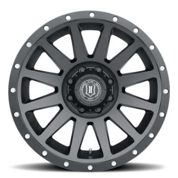 Picture of ICON Compression 20x10 8x6-5 -19mm Offset 4-75in BS 121-4mm Bore Satin Black Wheel