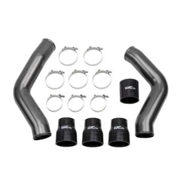 Picture of Wehrli 13-18 Ram 6-7L Cummins 3-5in Intercooler Pipes Kit - Illusion Blueberry