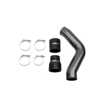 Picture of Wehrli 13-18 Cummins 6-7L Driver Side 3-5 in- Intercooler Pipe - WCFab Grey