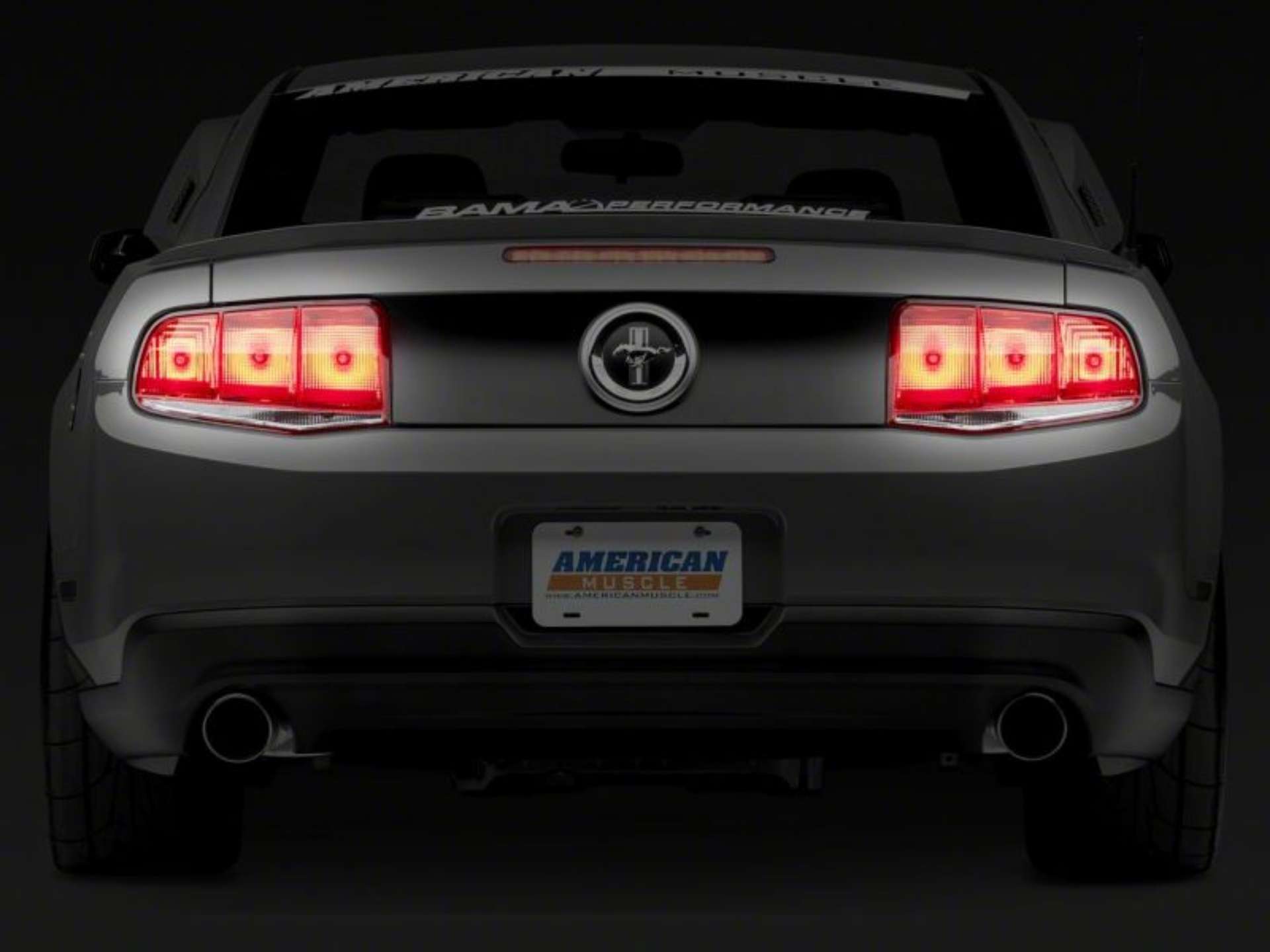 Picture of Raxiom 10-12 Ford Mustang Aero Tail Lights- Blk Housing Smoked Lens