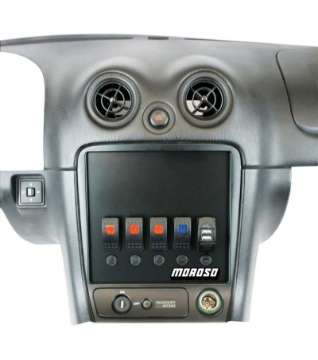 Picture of Moroso 99-04 Mazda Miata NB Radio-HVAC Pocket Block Off Plate With Switches